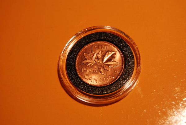 1965-Cent-Rotated-135-Degrees-!