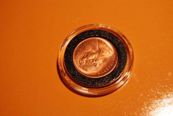 1965-Cent-Rotated-135-Degrees-!