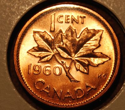 Canada-1-Cent-1960-Hanging-0