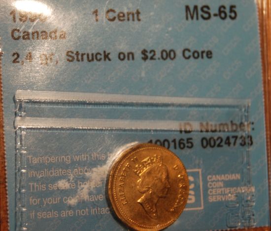 1-Cent-Struck-On-Two-Dollar-Core