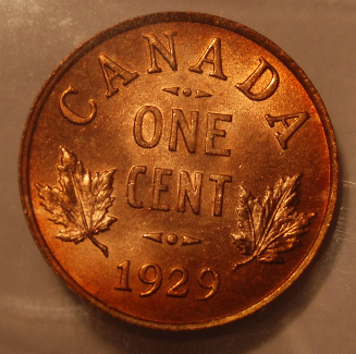 Canada-Small-Cent-1929-High-9-Versus-Medium-9---PCGS