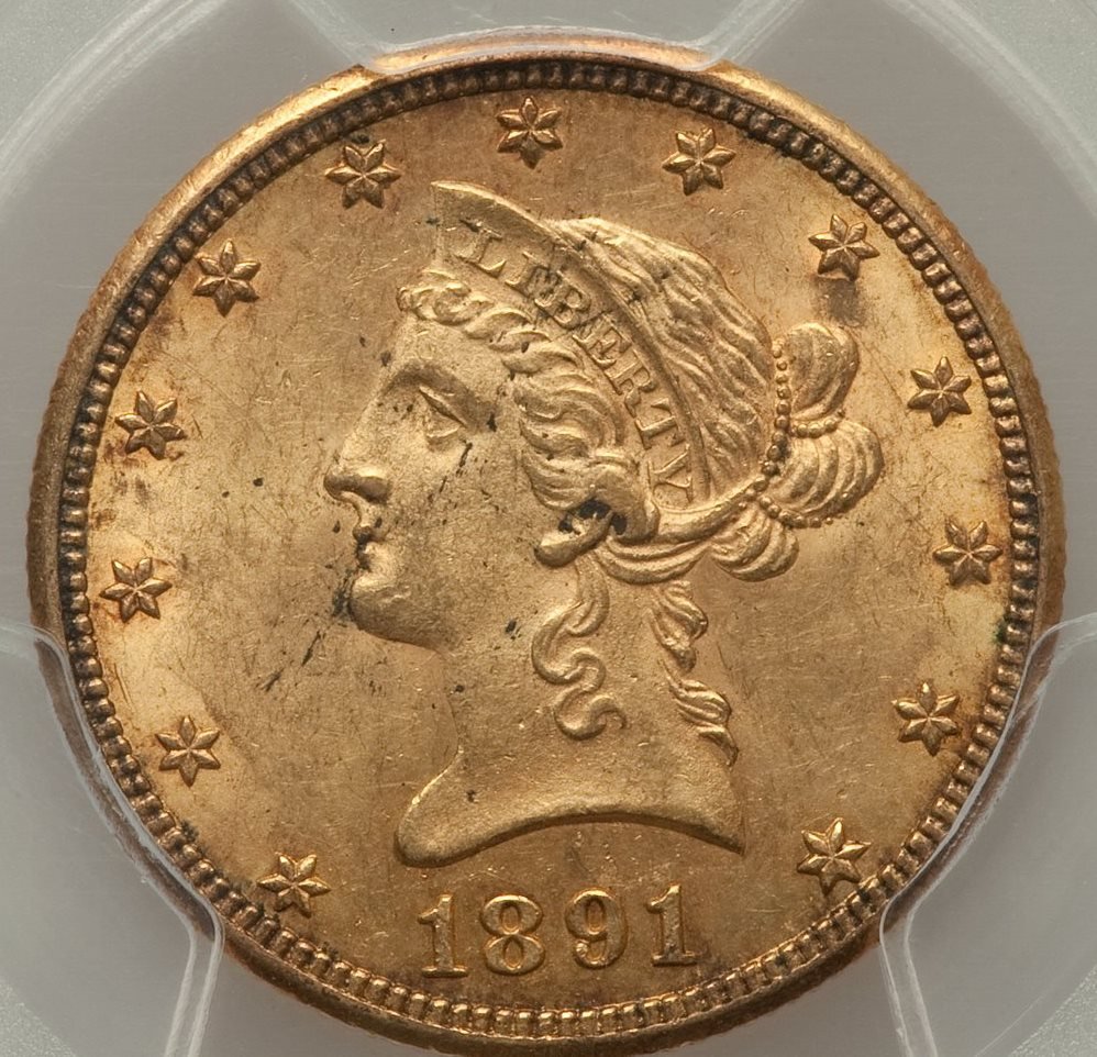 1891-CC-$10-Gold-Eagle