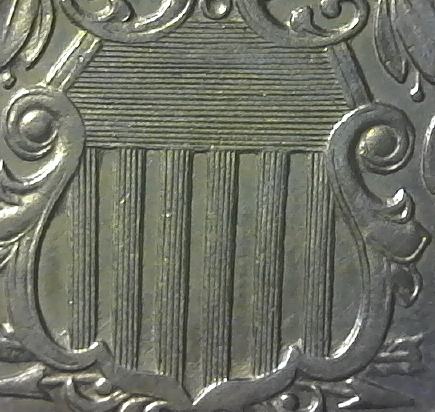 1867-Shield-Nickel-W/Rays