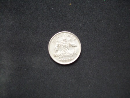 Austrailian-1959-Silver-Sixpence