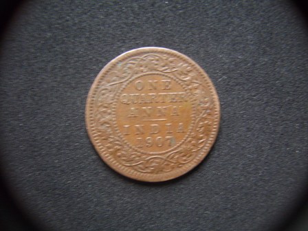 India-One-Quarter-Anna-1907