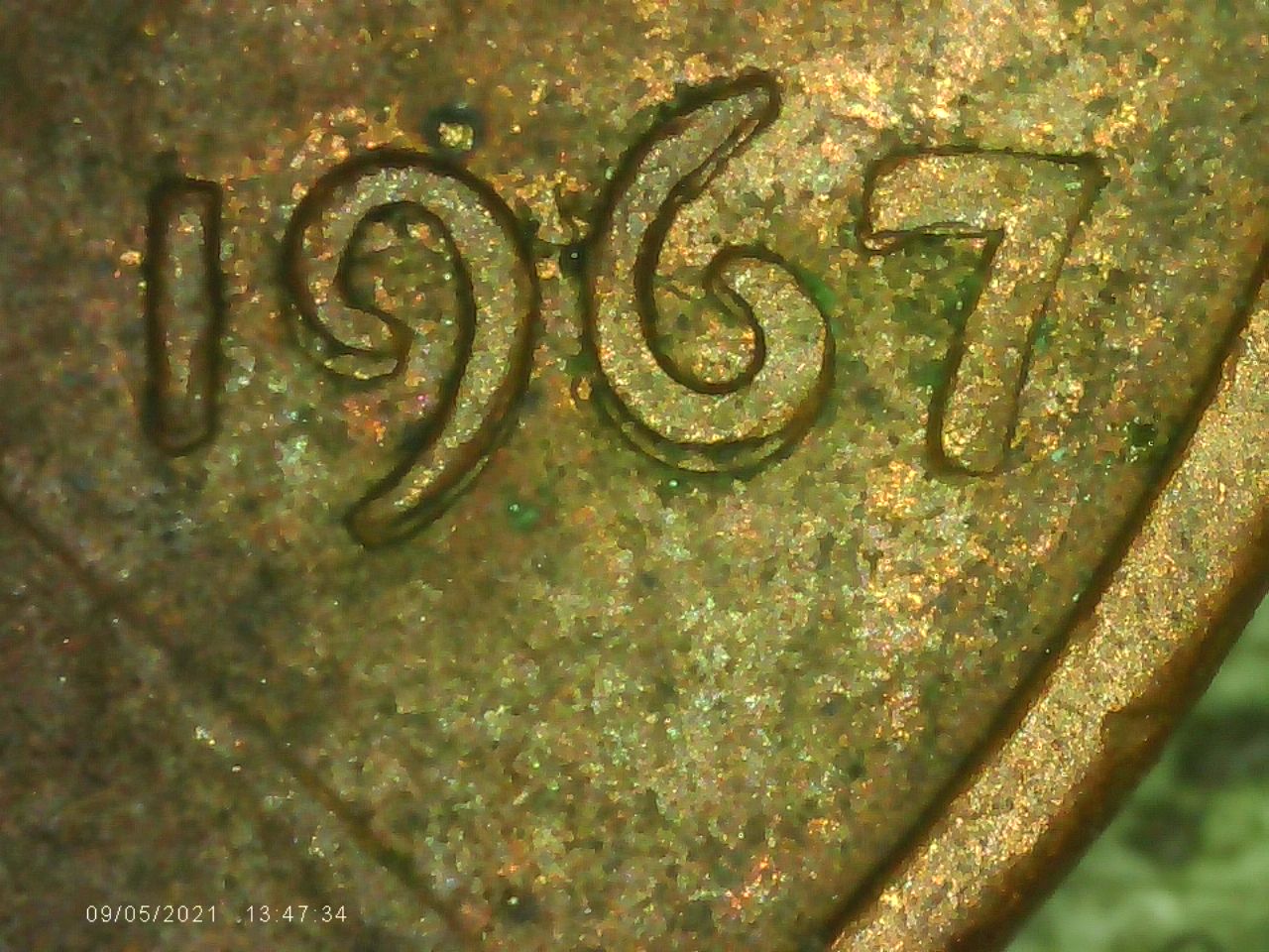 1967-And-1973-D-Lincoln-Cents-With-Machine-Doubling-Correct