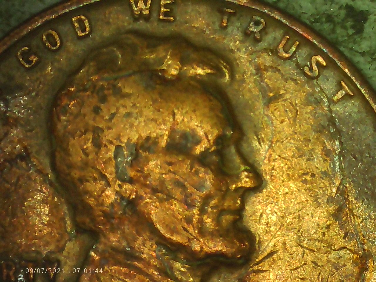 1944-Lincoln-Cent-What-Are-These-Raised-Areas-On-The-Front-Caused-By