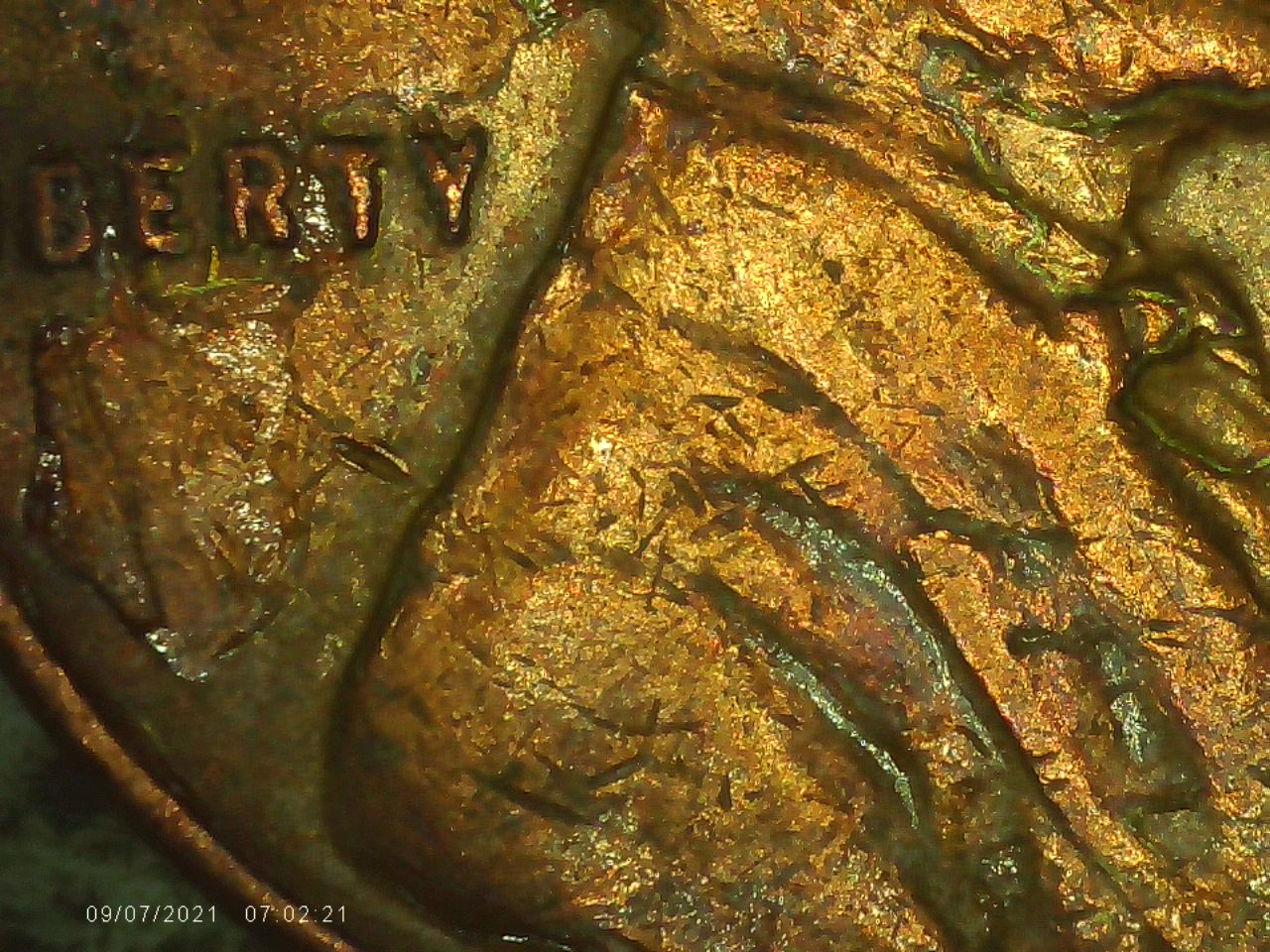 1944-Lincoln-Cent-What-Are-These-Raised-Areas-On-The-Front-Caused-By