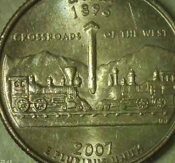 2007-P-Utah-Quarter-Possible-WDDR-001-Or-WDDR-003-Also-Has-Filled-B-On-Front
