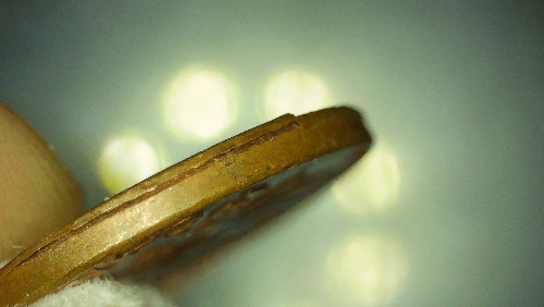 1973-Canadian-Penny-Is-This-A-Lamination-Error-On-Obverse-Of-Coin