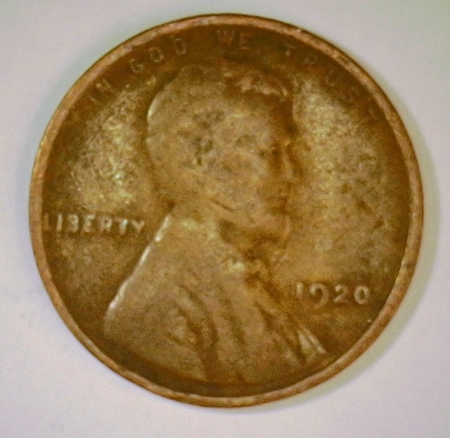 1920-Penny-With-Lamination-Error