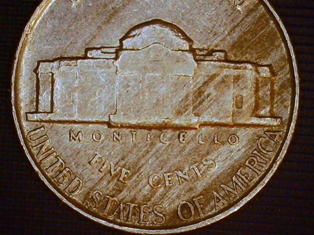 1958-Jefferson-Nickel,-Improper-Alloy-Mix