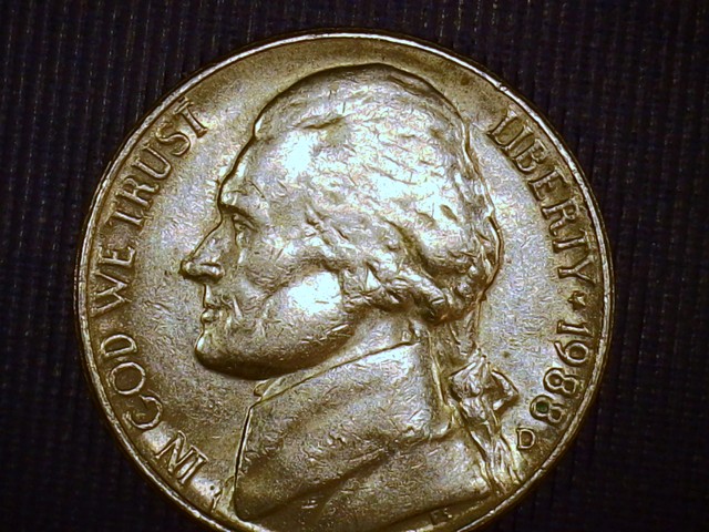 1988-D-Jefferson-Nickel,-Die-Polish-Marks?
