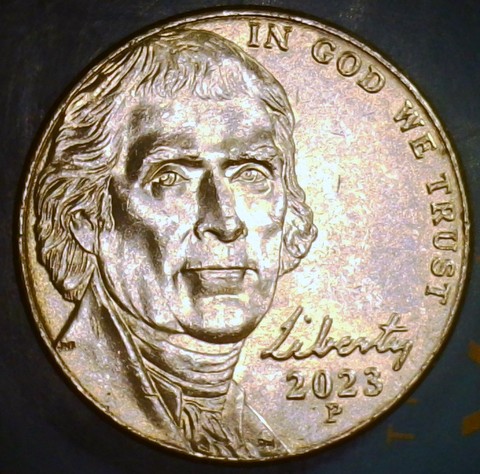 2023-P-Jefferson-Nickel,-WDDR-045,-Hub-Doubling-And-Die-Clash
