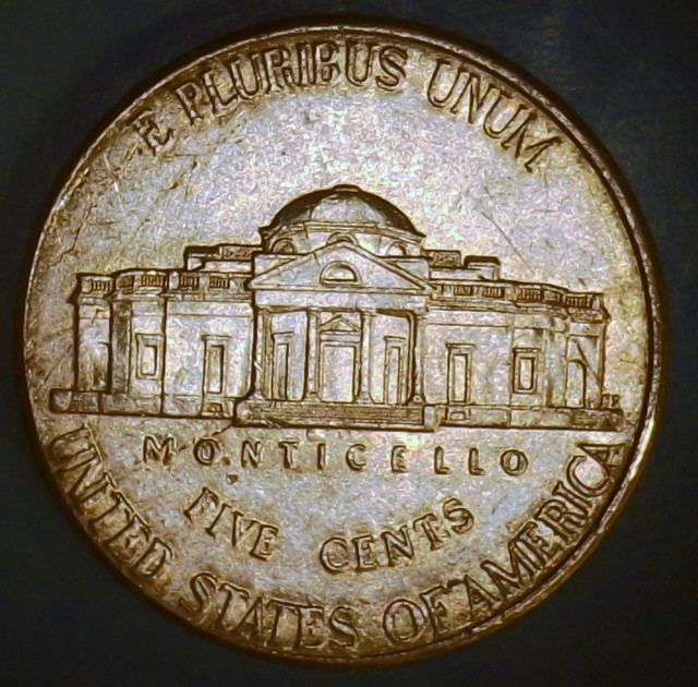2014-P-Jefferson-Nickel-/-Die-Clash