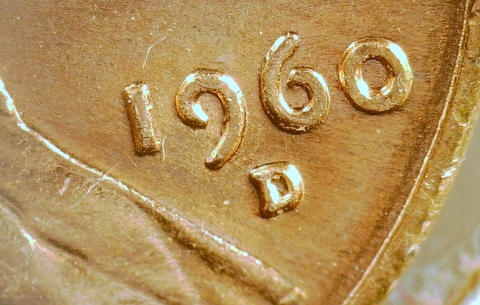 1960-D-LMC-Penny-/-Extremely-Light-Die-Clash