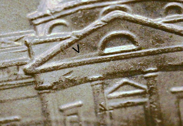 2022-P-Jefferson-Nickel-/-Found-Something-Else!-/-Heavy-Impression-Of-Unknown-Source
