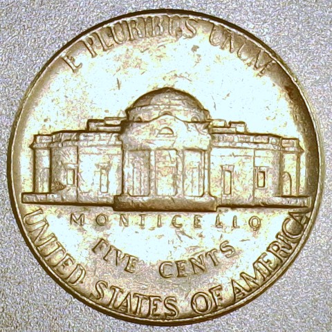 1976-Jefferson-Nickel-/-Die-Clash