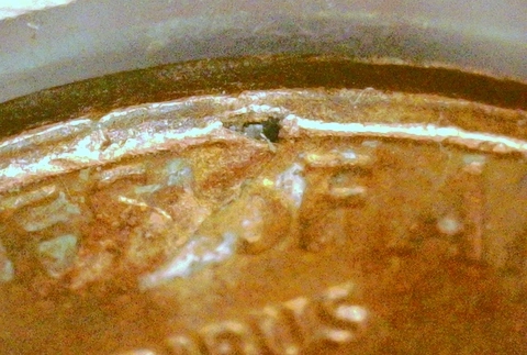 1984-LMC-Penny-/-Rim-To-Rim,-PMD,-Bad-Planchet,-?
