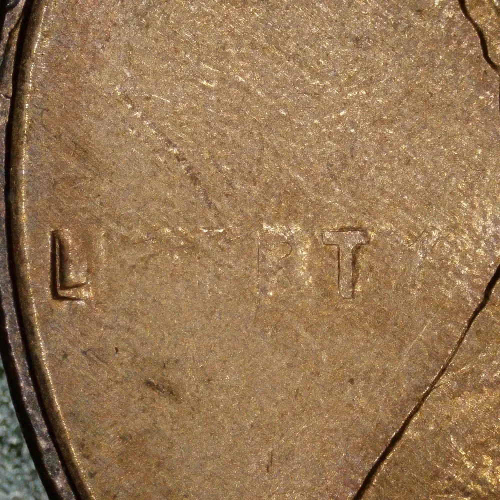 1995-?-LMC-Penny-/-RIDB,-Struck-Through-Grease,-Thick-Rim,-Spike-Head,-Possible-DDR