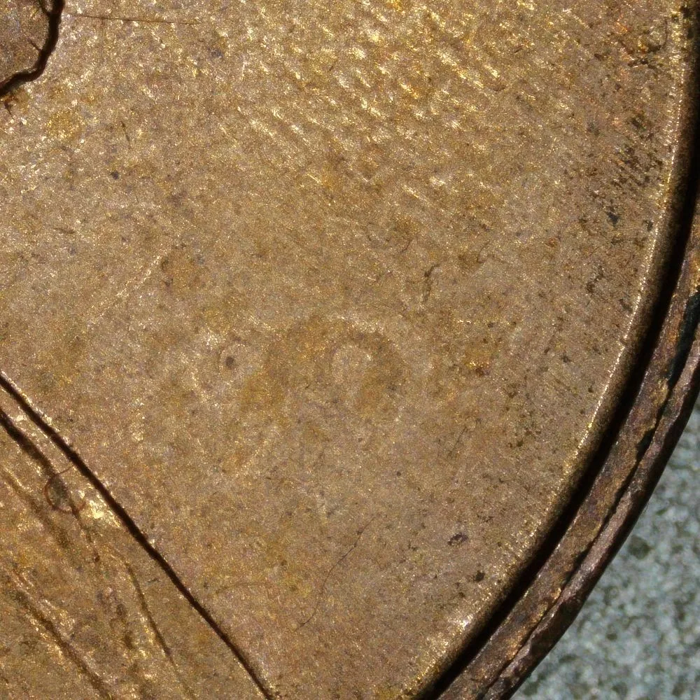1995-?-LMC-Penny-/-RIDB,-Struck-Through-Grease,-Thick-Rim,-Spike-Head,-Possible-DDR