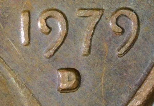 1979-D-LMC-Penny-/-Damaged-Mint-Mark-Punch-W/-MD?