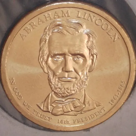 2010-P-Presidential-Dollar-/-Lincoln-/-Struck-Through-Error