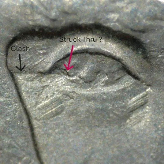 2007-P-Jefferson-Nickel-Trifecta-/-Die-Clash,-Struck-Through-Grease,-Ffd