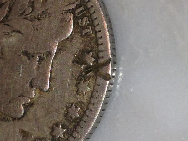 Help!!-1901-Barber-Quarter-With-Very-Bizarre-Markings.