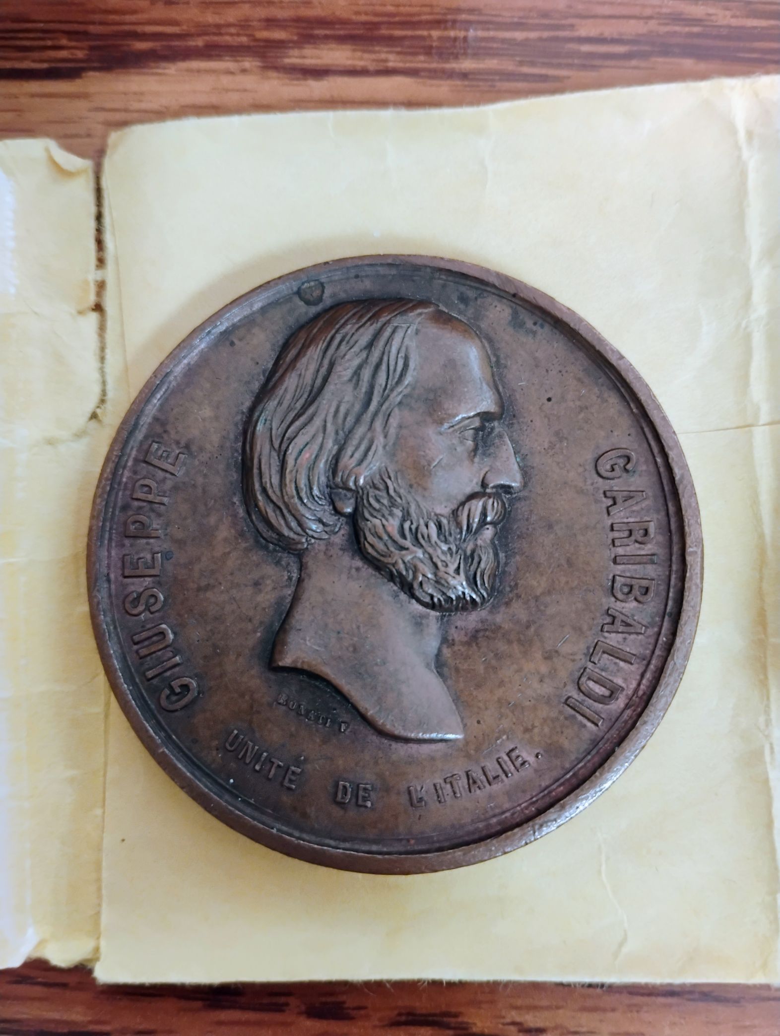 1860-Giuseppe-Garibaldi-Unification-Of-Italy/Delivrance-De-LA-Sicile-Medal