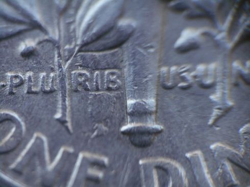 1989-P-Dime-With-Extra-Torch-On-Reverse?