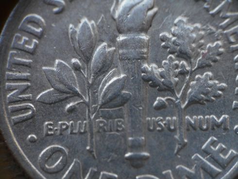 1989-P-Dime-With-Extra-Torch-On-Reverse?