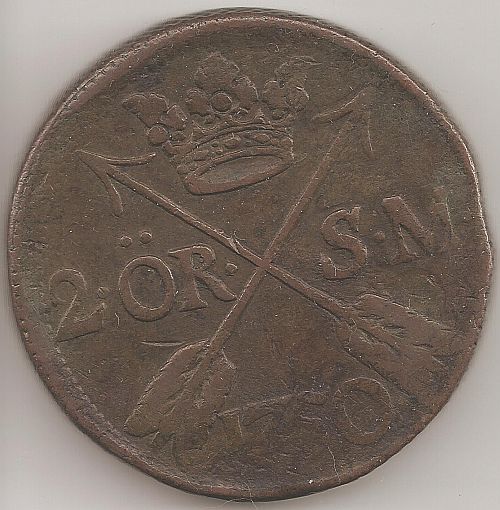 Sweden-1799-1/4-Skilling-Bank-Token