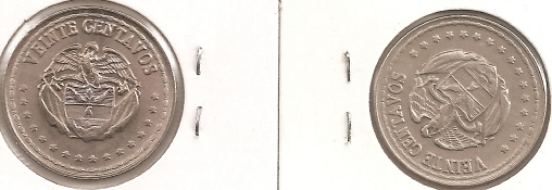 1963-Colombia-20-Centavo-Die-Rotation