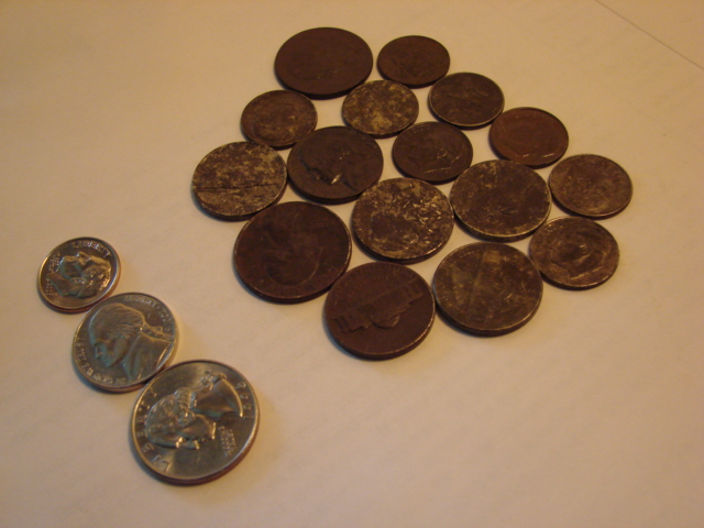 1992-D-Black-Dime,-Missing-Nickel-Plating,-Burried-PMD?