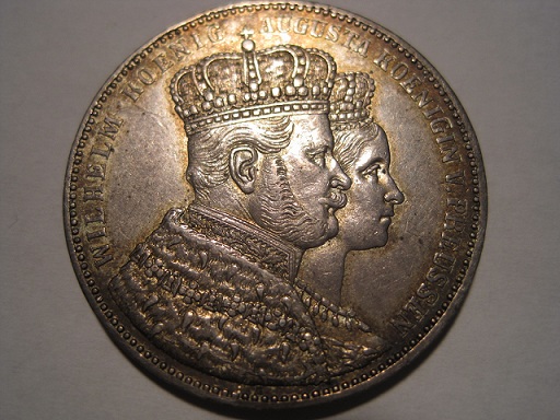 Prussian-Thaler-1861,-Pre-Union
