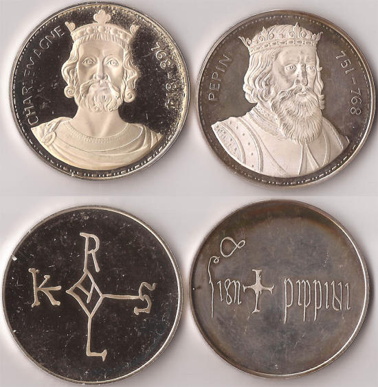 Commemorative-Carolingian-Silver-Coins-ID?