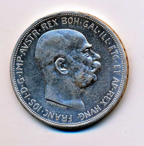 Austria-1909-5-Corona---Please-Grade