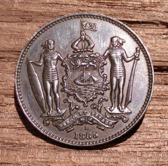 Borneo-1885-H-One-Cent