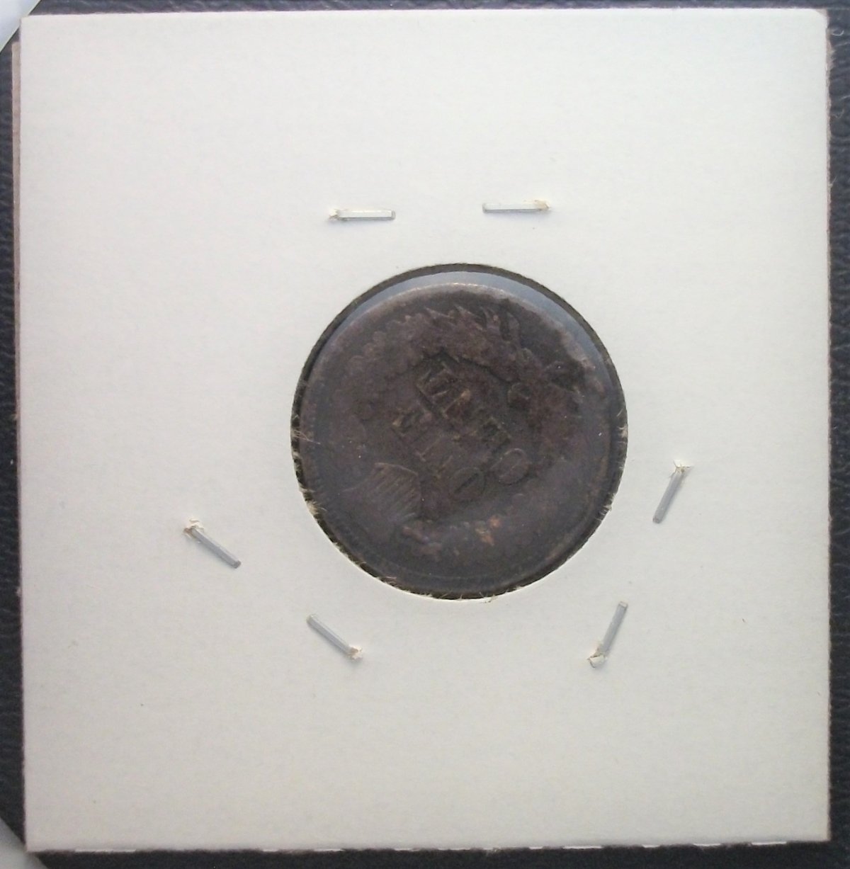 Cull-1865-Indian-Head-Cent-With-Die-Rotation,-1865-Plain-5-Variety-5Ab?