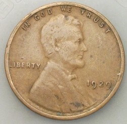 1929-P-LWC-With-Unusual-Circular-Spot-On-Reverse,-Collectible-Or-PMD?