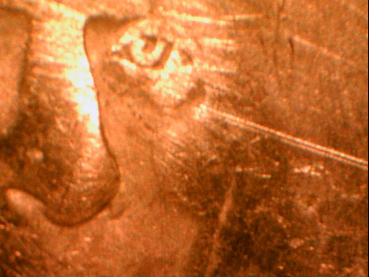 2014-P-Jefferson-Nickel---PMD,-Clashed-Dies,-Struck-Thru?