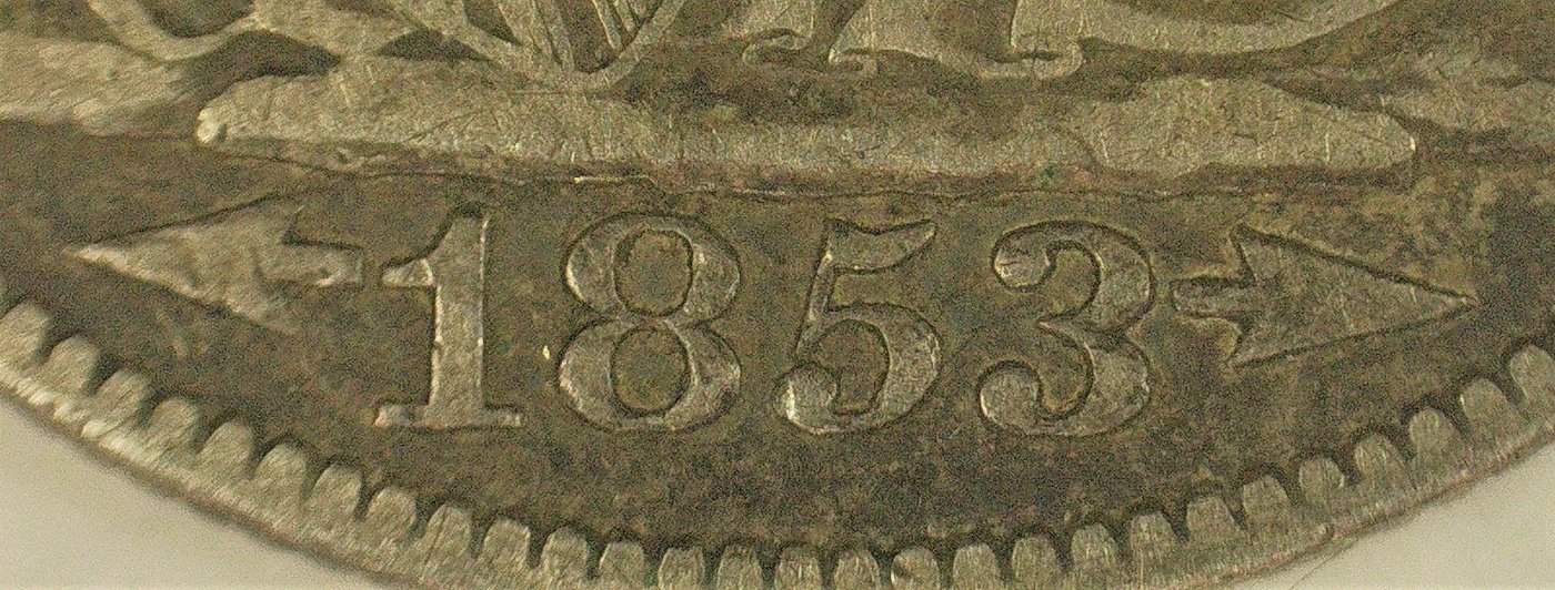 1853-O-Seated-Liberty-Half-A-&-R-Grade-&-Opinion