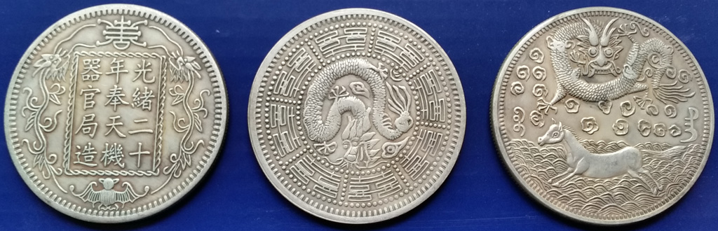 Chinese-Dollar-Tael-Coins