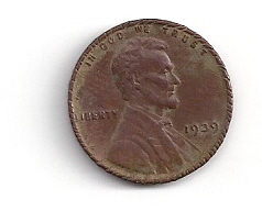 1939-Wheat-Penny-Error?-Repositioned-Front-And-Back