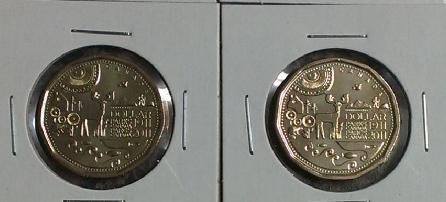 Canadian-2011-Parks-Canada-Loonie