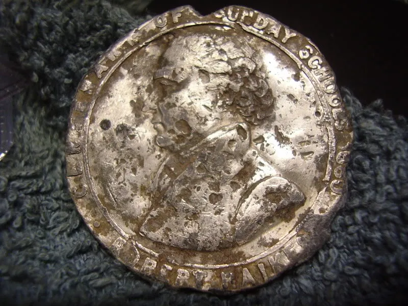 Help-With-Ship-Wreck-Coins-Id:-Commemorative-Medals,-100-Year-Anniversary-Of-Robert-Raikes-In-1780