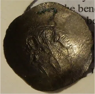 Cup-Shaped-Coin-Id:-Byzantine-Trachy,-Likely-From-Manuel-I-12th-Century
