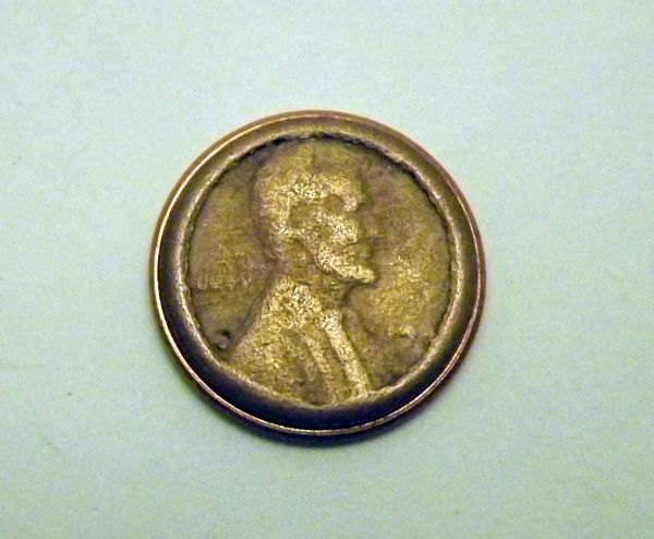 Posible-Wheat-Penny-On-Dime-Planchet