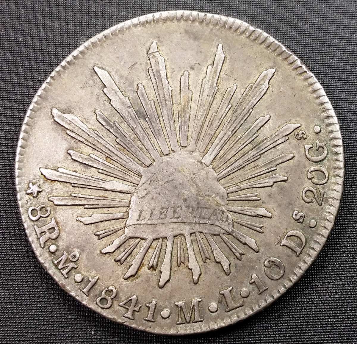 1841-And-1875-Cap-And-Rays-8-Reales-Authentication-Assistance
